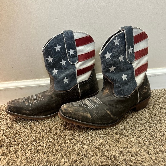 Roper Women’s size 11 Patriotic American Flag Boot - Picture 8 of 10